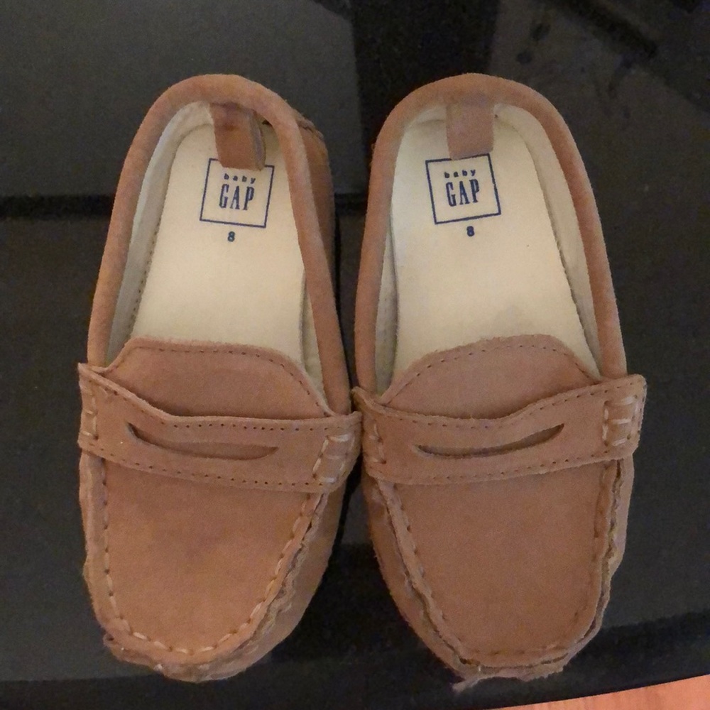 Gap toddler boy suede loafers
